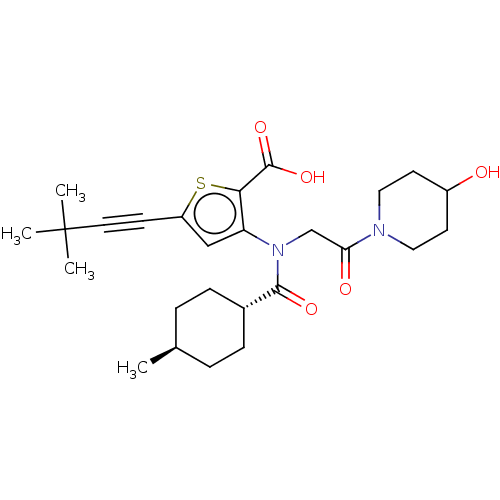 Chemical structure of BindingDB Monomer ID 50536240