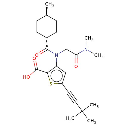 Chemical structure of BindingDB Monomer ID 50536242
