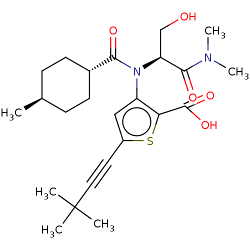 Chemical structure of BindingDB Monomer ID 50536247