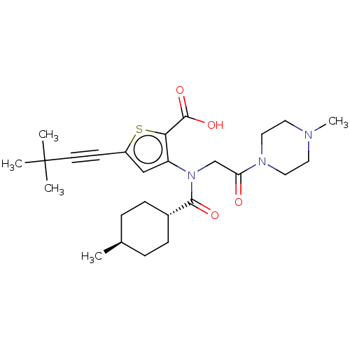 Chemical structure of BindingDB Monomer ID 50536249