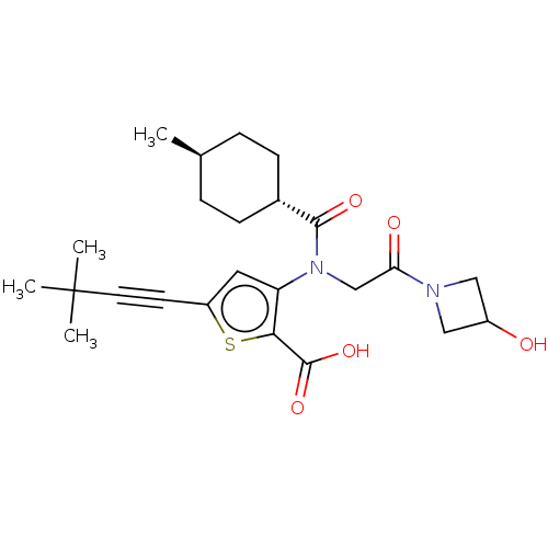 Chemical structure of BindingDB Monomer ID 50536250