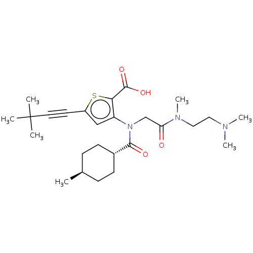 Chemical structure of BindingDB Monomer ID 50536253