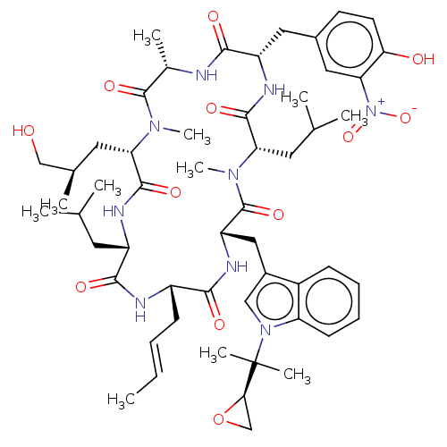 Chemical structure of BindingDB Monomer ID 50540274