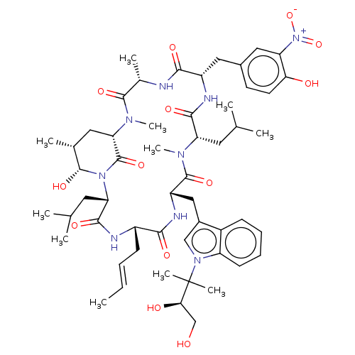 Chemical structure of BindingDB Monomer ID 50540278