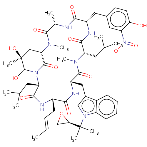 Chemical structure of BindingDB Monomer ID 50540279