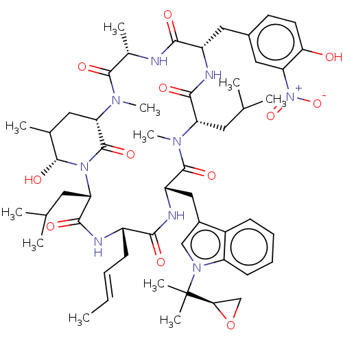 Chemical structure of BindingDB Monomer ID 50540282
