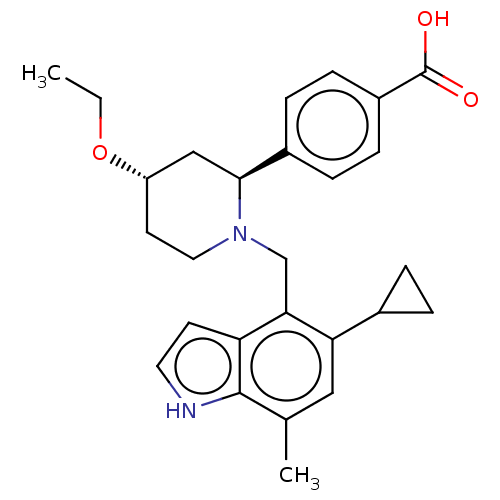 Chemical structure of BindingDB Monomer ID 50540314
