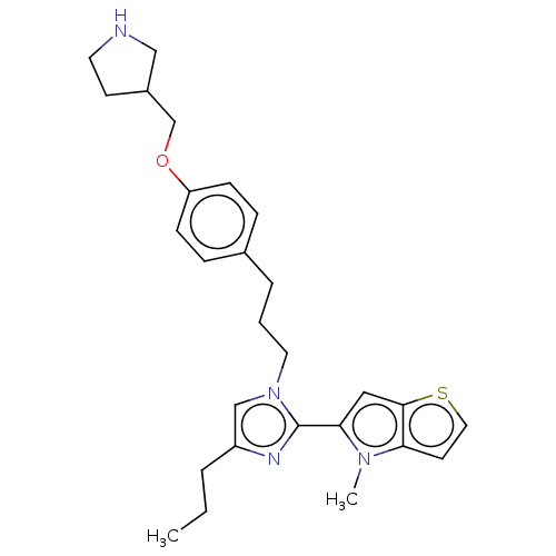 Chemical structure of BindingDB Monomer ID 50540641