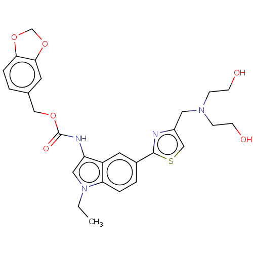 Chemical structure of BindingDB Monomer ID 50540862