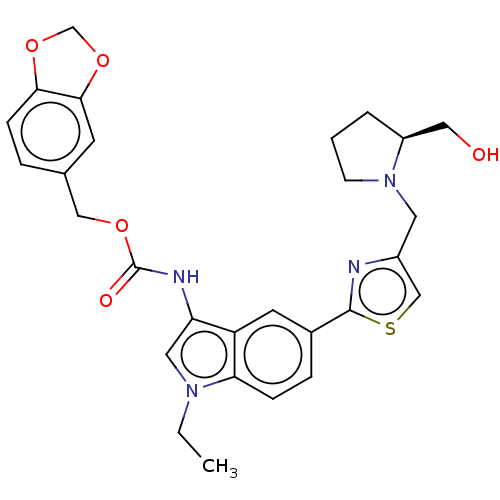 Chemical structure of BindingDB Monomer ID 50540867