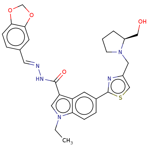 Chemical structure of BindingDB Monomer ID 50540883