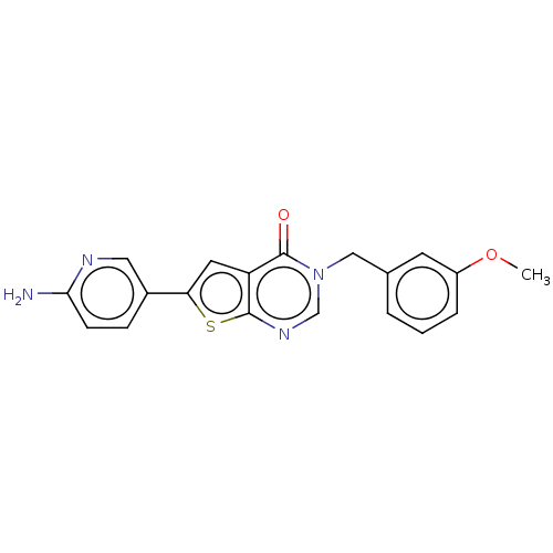 Chemical structure of BindingDB Monomer ID 50541282