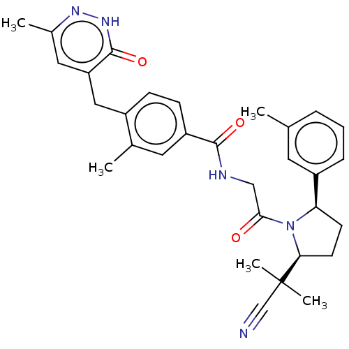 Chemical structure of BindingDB Monomer ID 50541407