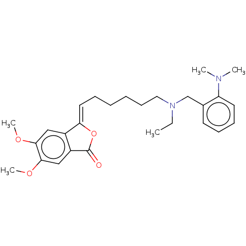 Chemical structure of BindingDB Monomer ID 50541427