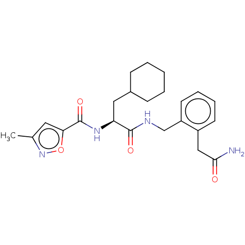 Chemical structure of BindingDB Monomer ID 50542038