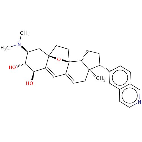 Chemical structure of BindingDB Monomer ID 50542374
