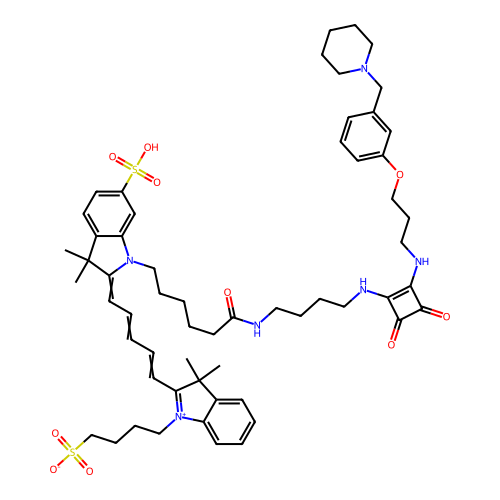 Chemical structure of BindingDB Monomer ID 50543286