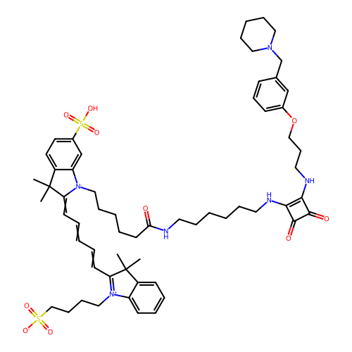 Chemical structure of BindingDB Monomer ID 50543287