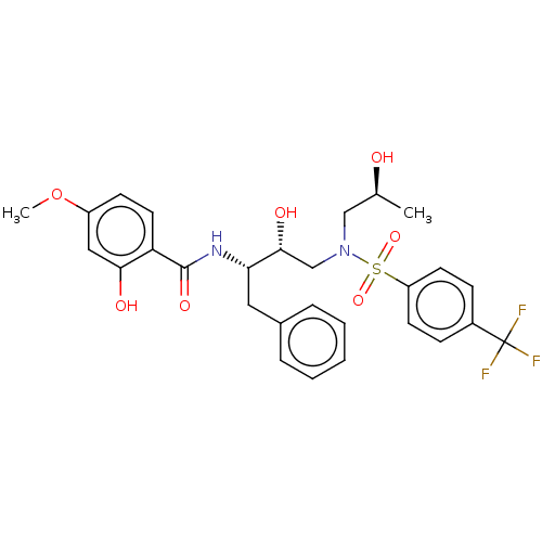 Chemical structure of BindingDB Monomer ID 50544255