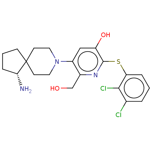 Chemical structure of BindingDB Monomer ID 50546223