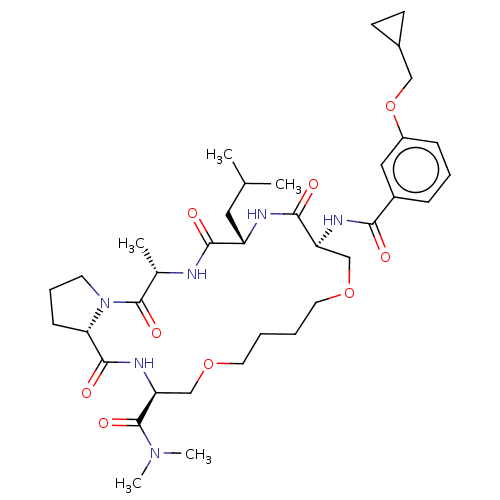 Chemical structure of BindingDB Monomer ID 50546779