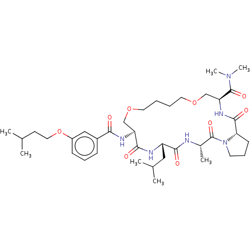 Chemical structure of BindingDB Monomer ID 50546791