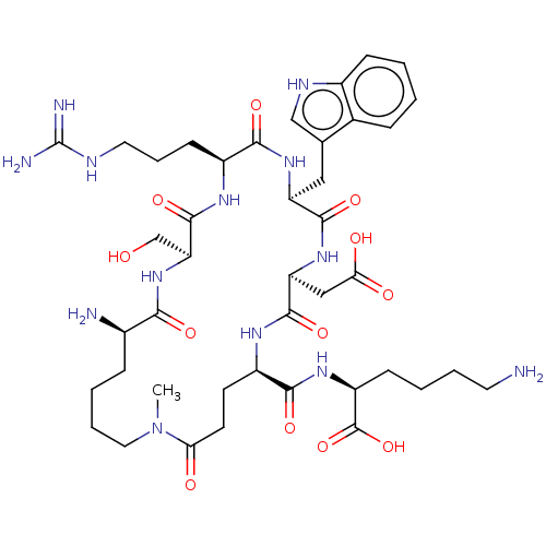 Chemical structure of BindingDB Monomer ID 50548174