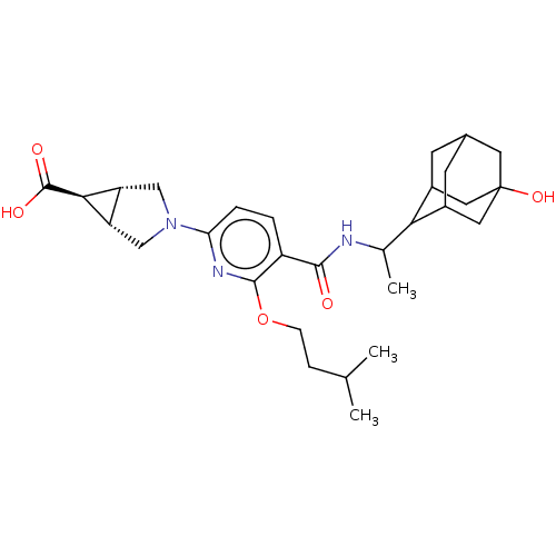 Chemical structure of BindingDB Monomer ID 50550442