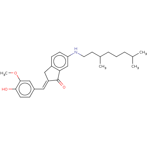 Chemical structure of BindingDB Monomer ID 50552237