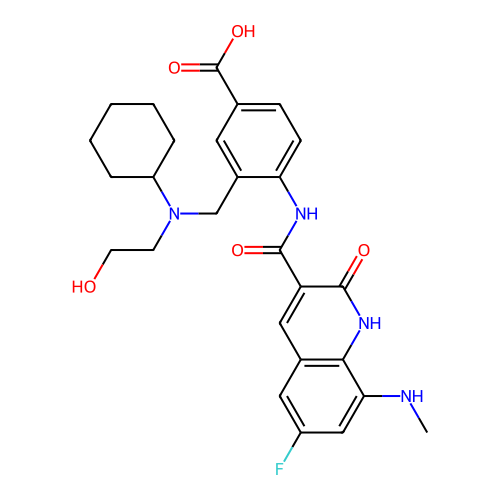 Chemical structure of BindingDB Monomer ID 50554207