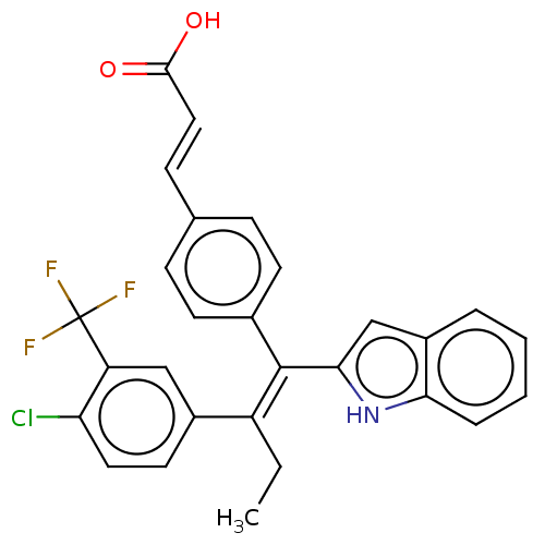 Chemical structure of BindingDB Monomer ID 50554256