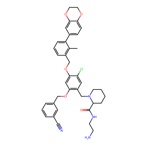 Chemical structure of BindingDB Monomer ID 50555140