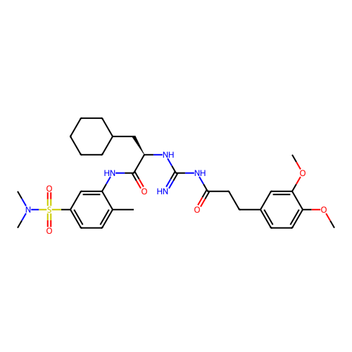 Chemical structure of BindingDB Monomer ID 50555167
