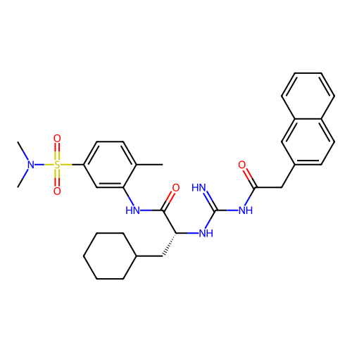 Chemical structure of BindingDB Monomer ID 50555168