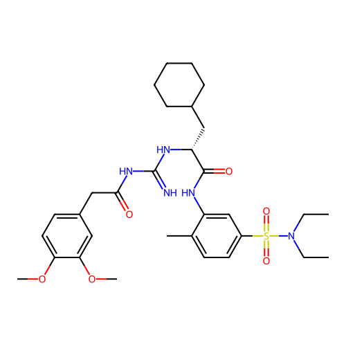 Chemical structure of BindingDB Monomer ID 50555170