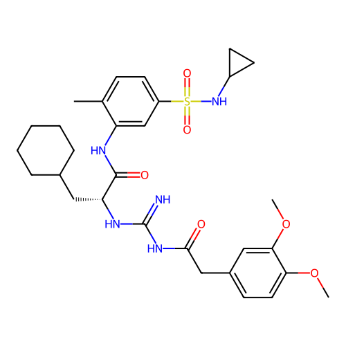 Chemical structure of BindingDB Monomer ID 50555174