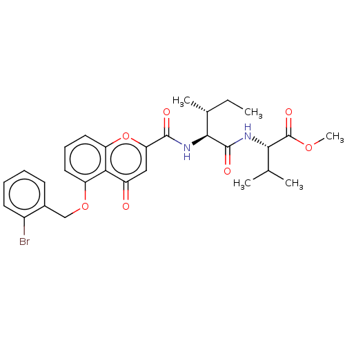 Chemical structure of BindingDB Monomer ID 50555705