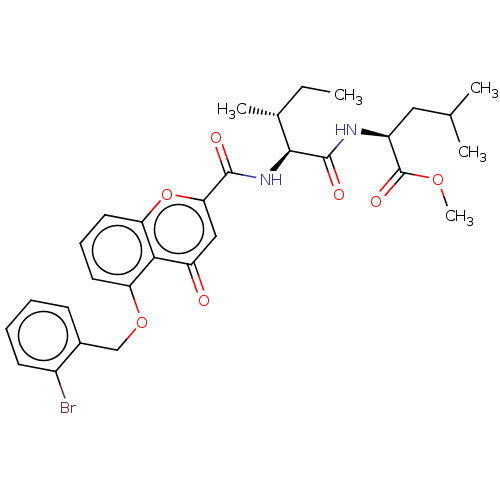 Chemical structure of BindingDB Monomer ID 50555706