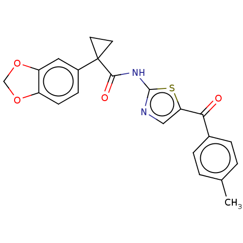 Chemical structure of BindingDB Monomer ID 50556421