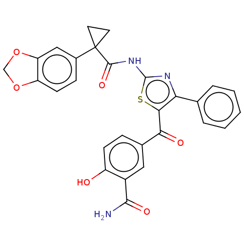 Chemical structure of BindingDB Monomer ID 50556445
