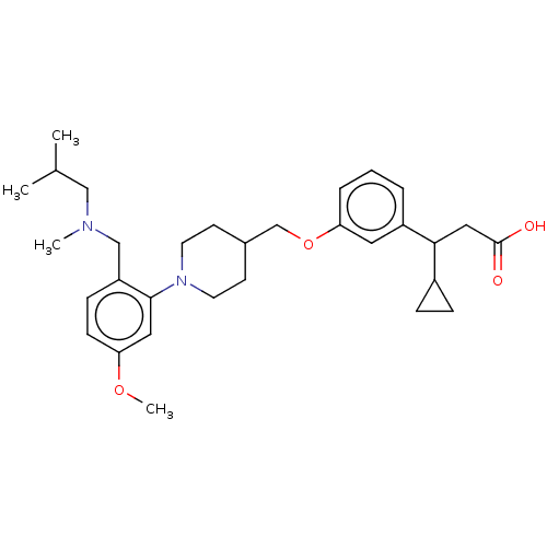 Chemical structure of BindingDB Monomer ID 50561250