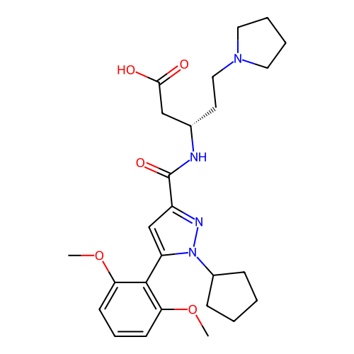 Chemical structure of BindingDB Monomer ID 50571377