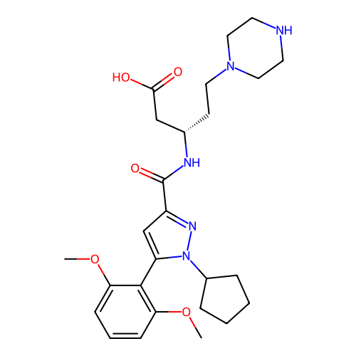 Chemical structure of BindingDB Monomer ID 50571380