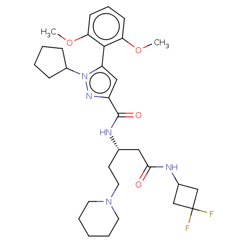 Chemical structure of BindingDB Monomer ID 50571392