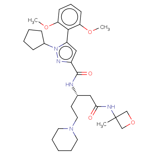 Chemical structure of BindingDB Monomer ID 50571395