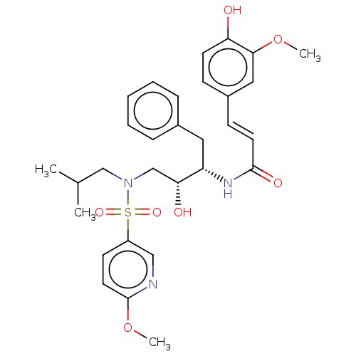 Chemical structure of BindingDB Monomer ID 50572534
