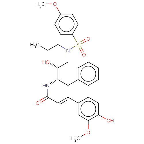 Chemical structure of BindingDB Monomer ID 50572535