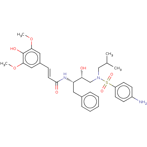 Chemical structure of BindingDB Monomer ID 50572539