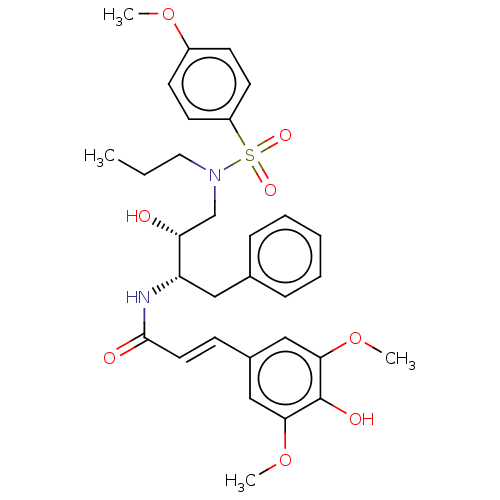 Chemical structure of BindingDB Monomer ID 50572542