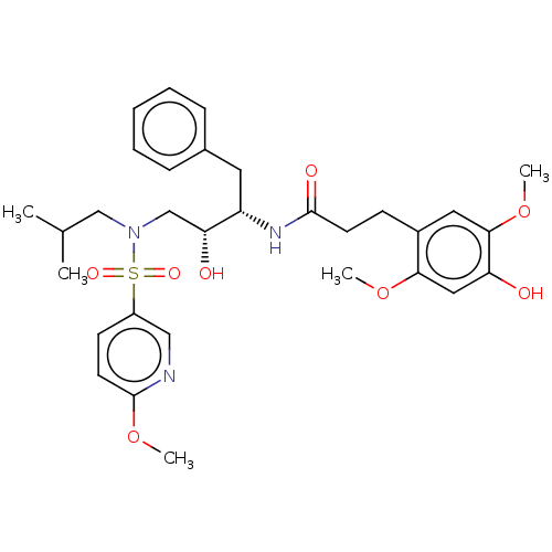 Chemical structure of BindingDB Monomer ID 50572562